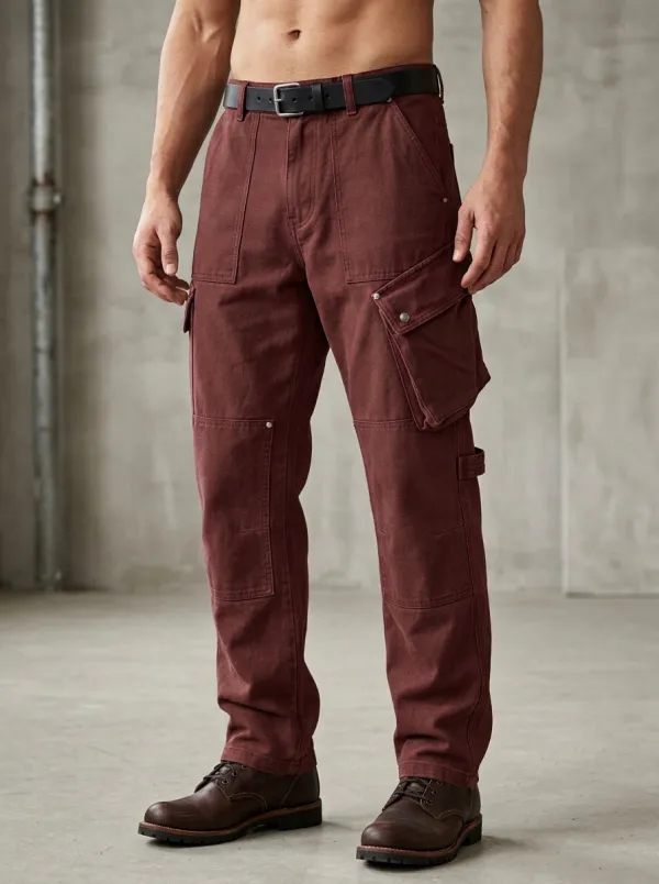 Men's Relaxed Canvas Everyday Utility Pants