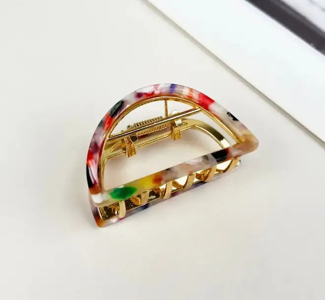 Half Circle Hair Claw Clip