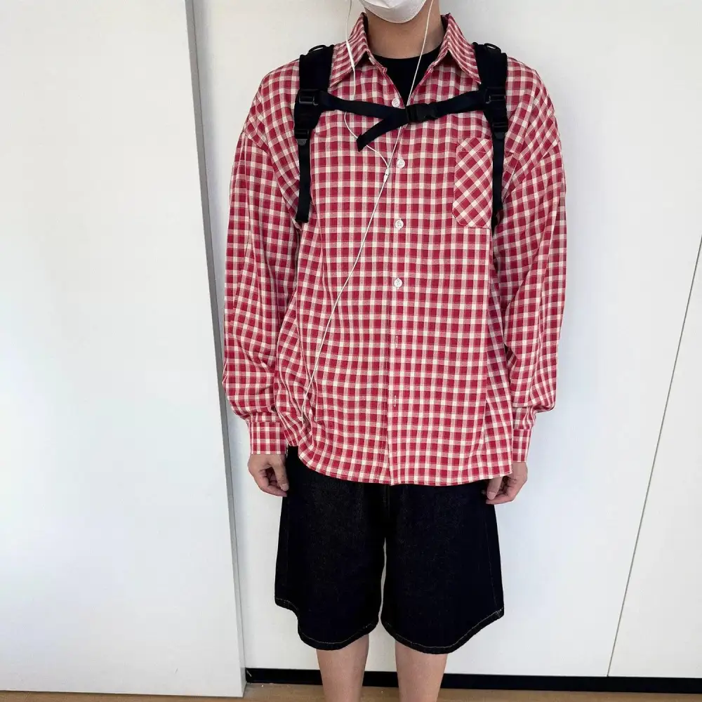 Retro Plaid Pattern Shirt