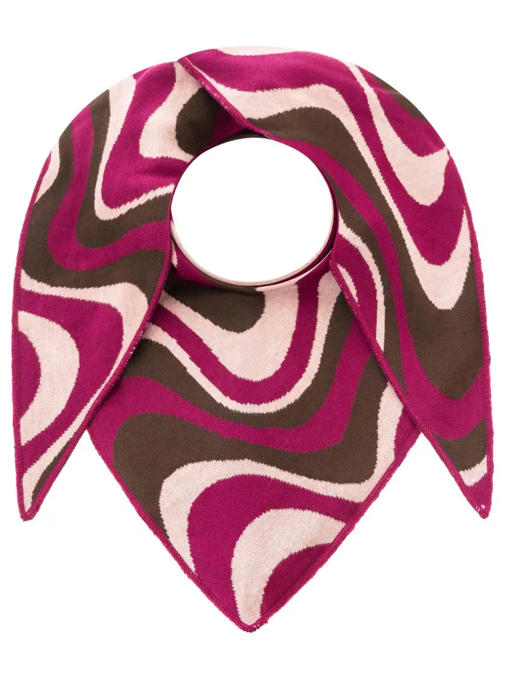 Classic Everyday Cotton Wool Heart Pattern Fashion Scarf