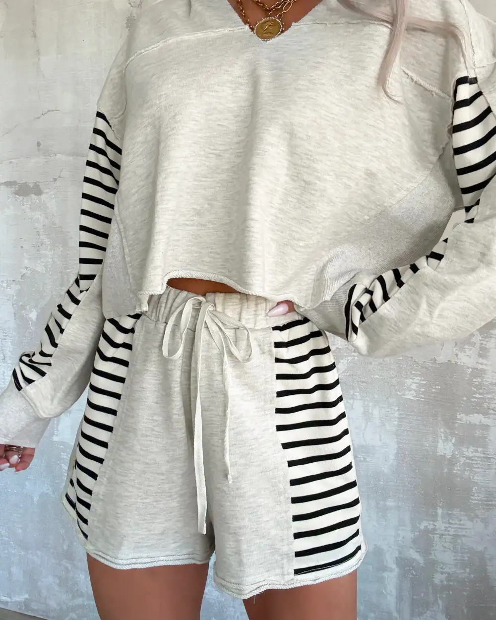 Classic Striped Shorts