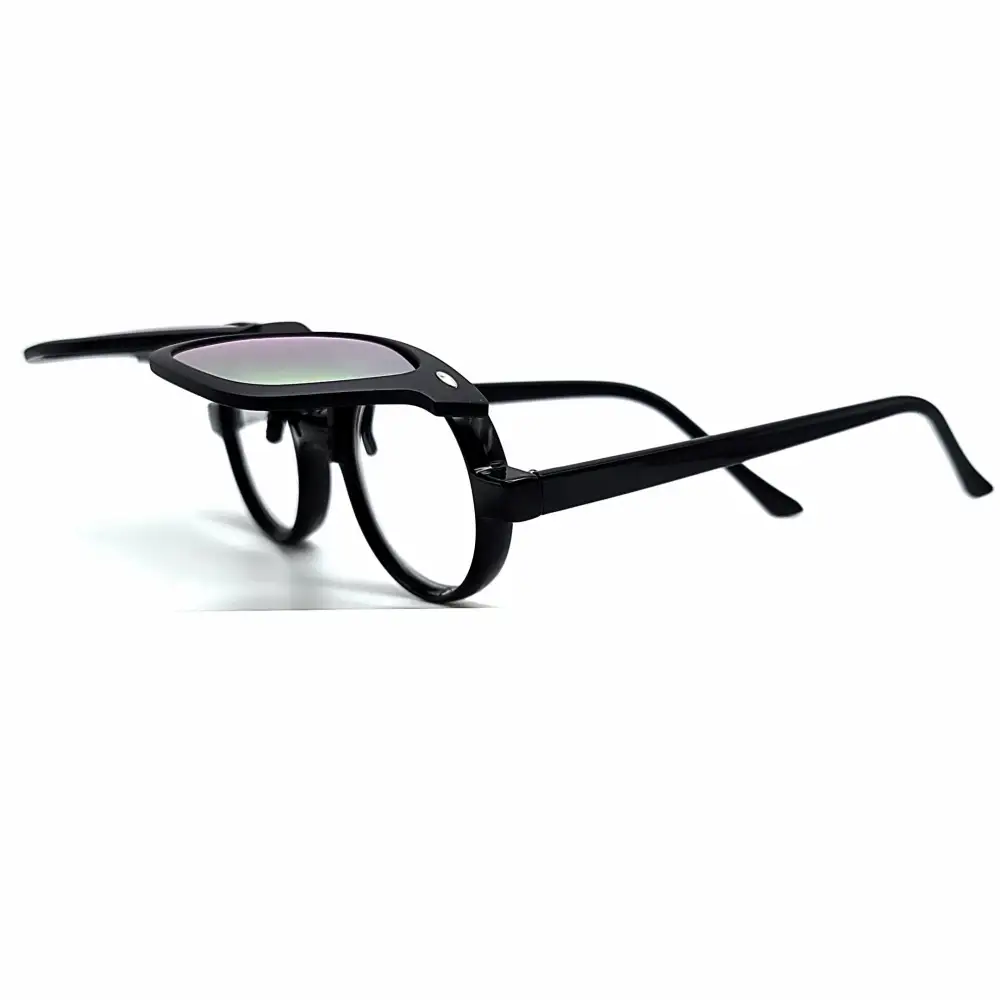60mm Wayfarer Polarized Full-Frame Clip-On Sunglasses