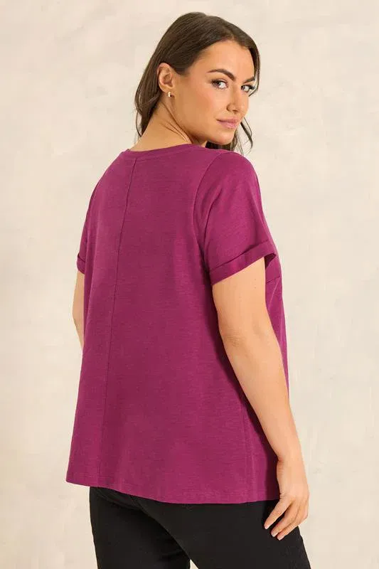 Berry Red Premium Cotton T-Shirt