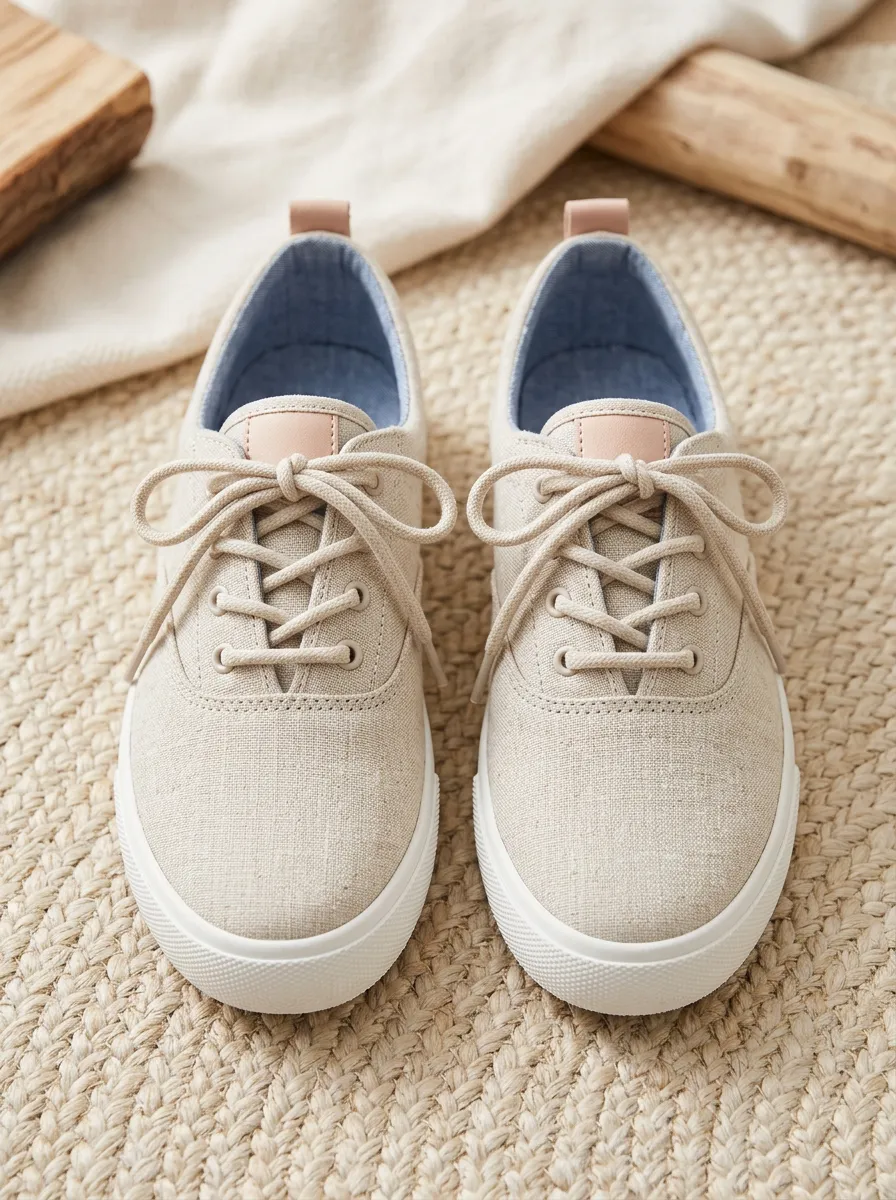 Women's Modern Minimal Canvas Sneakers