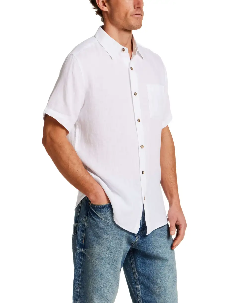 Men's Polished Linen Shirt