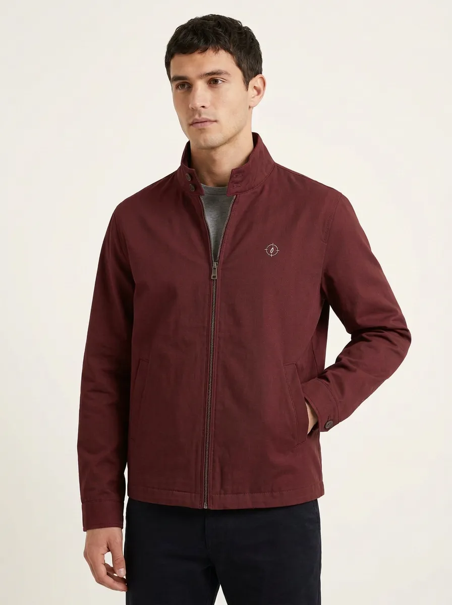 Men's Minimalist Target Zip-up Jacket