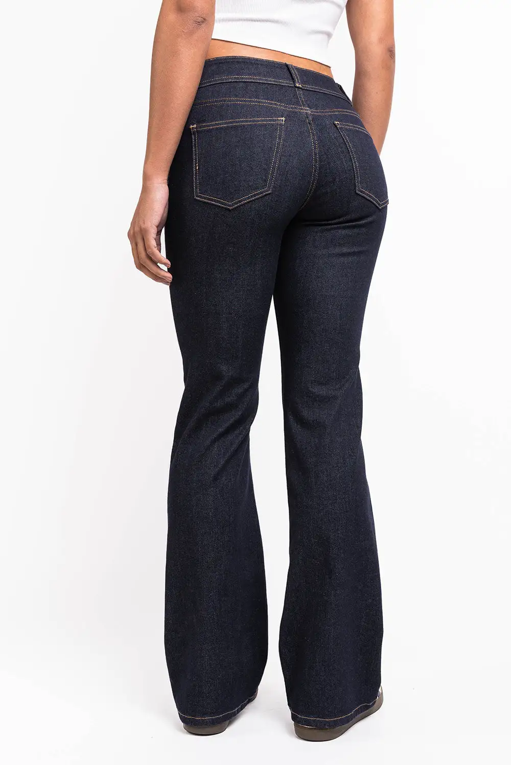 Distinctive Low Rise Bootcut Jeans