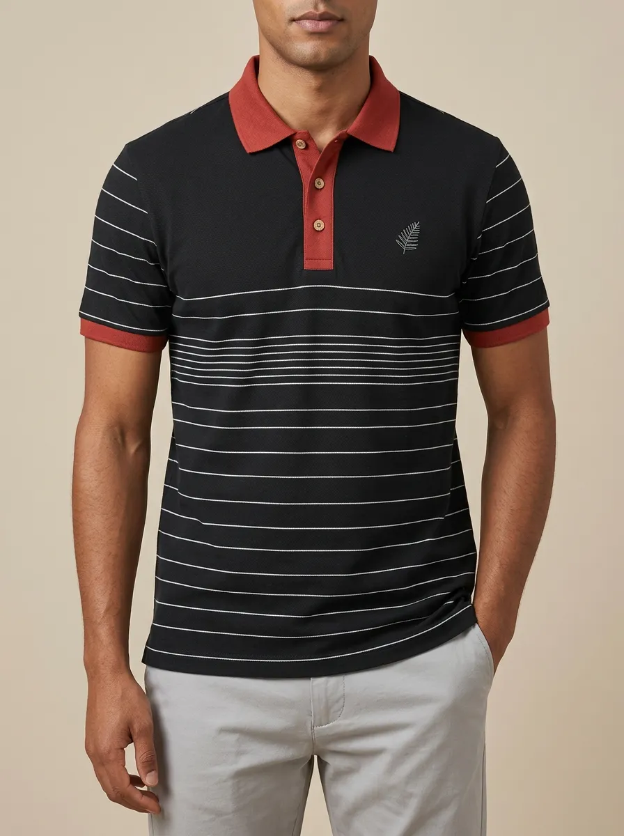 Striped Men's Polo Shirt