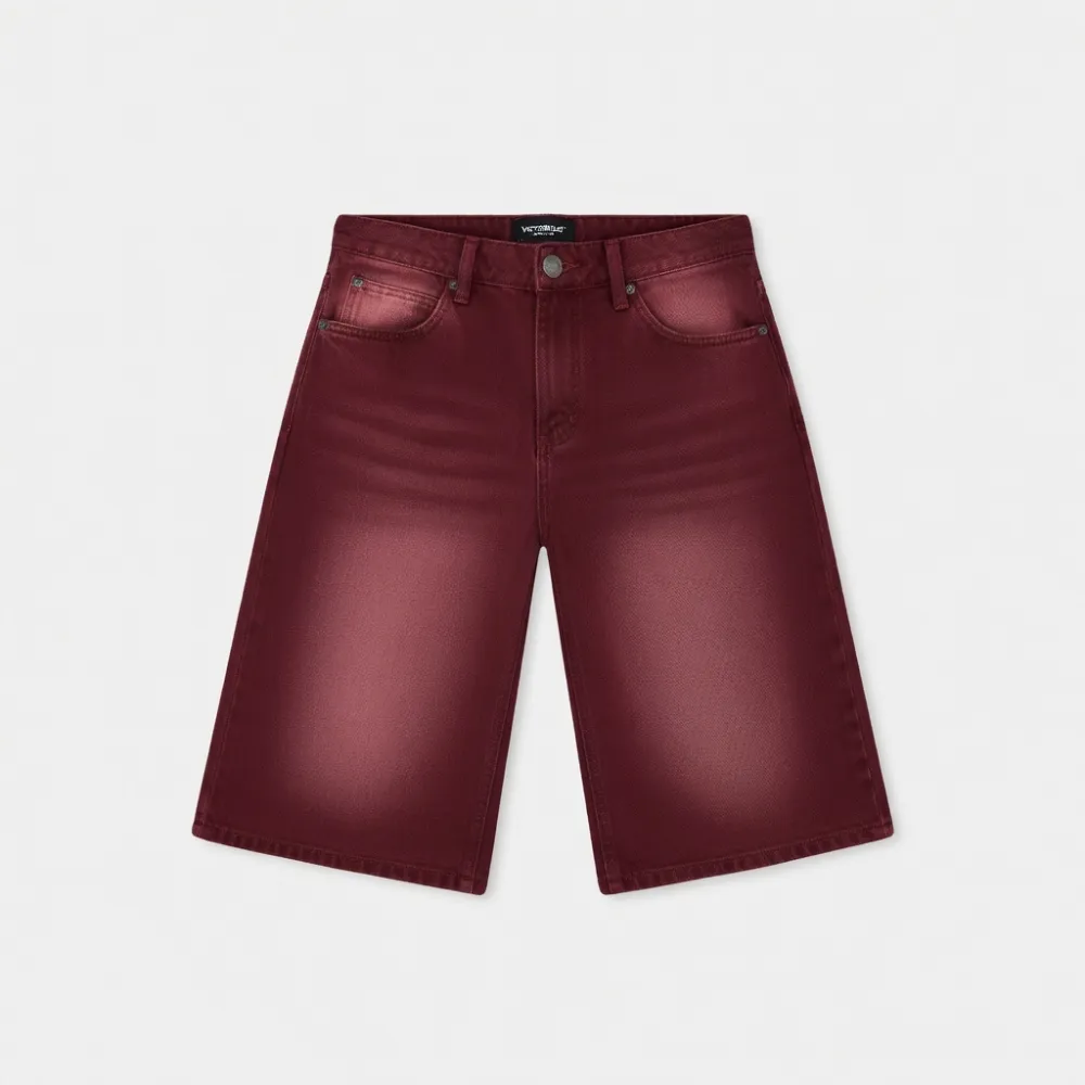 Victory Peak Loose Denim Shorts