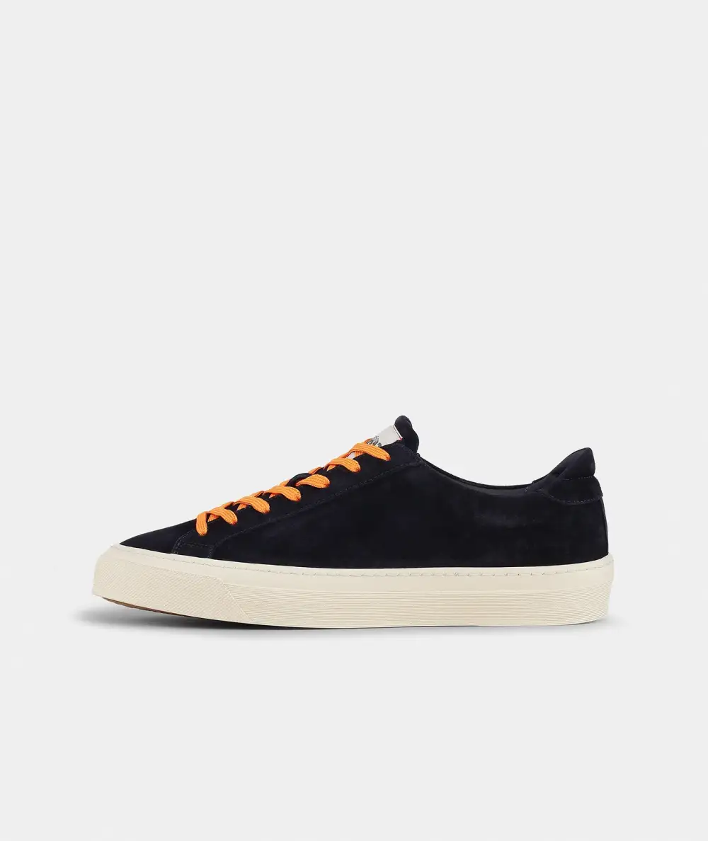 Streamlined Casual Suede Sneakers
