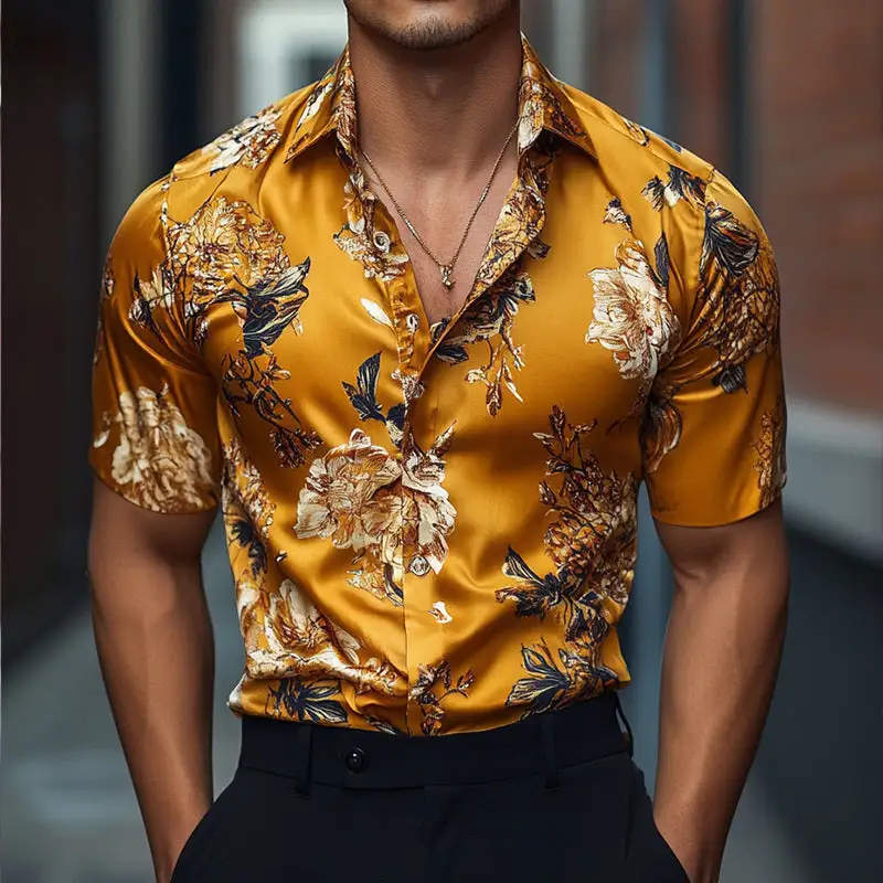 Camp Collar Woven Shirt
