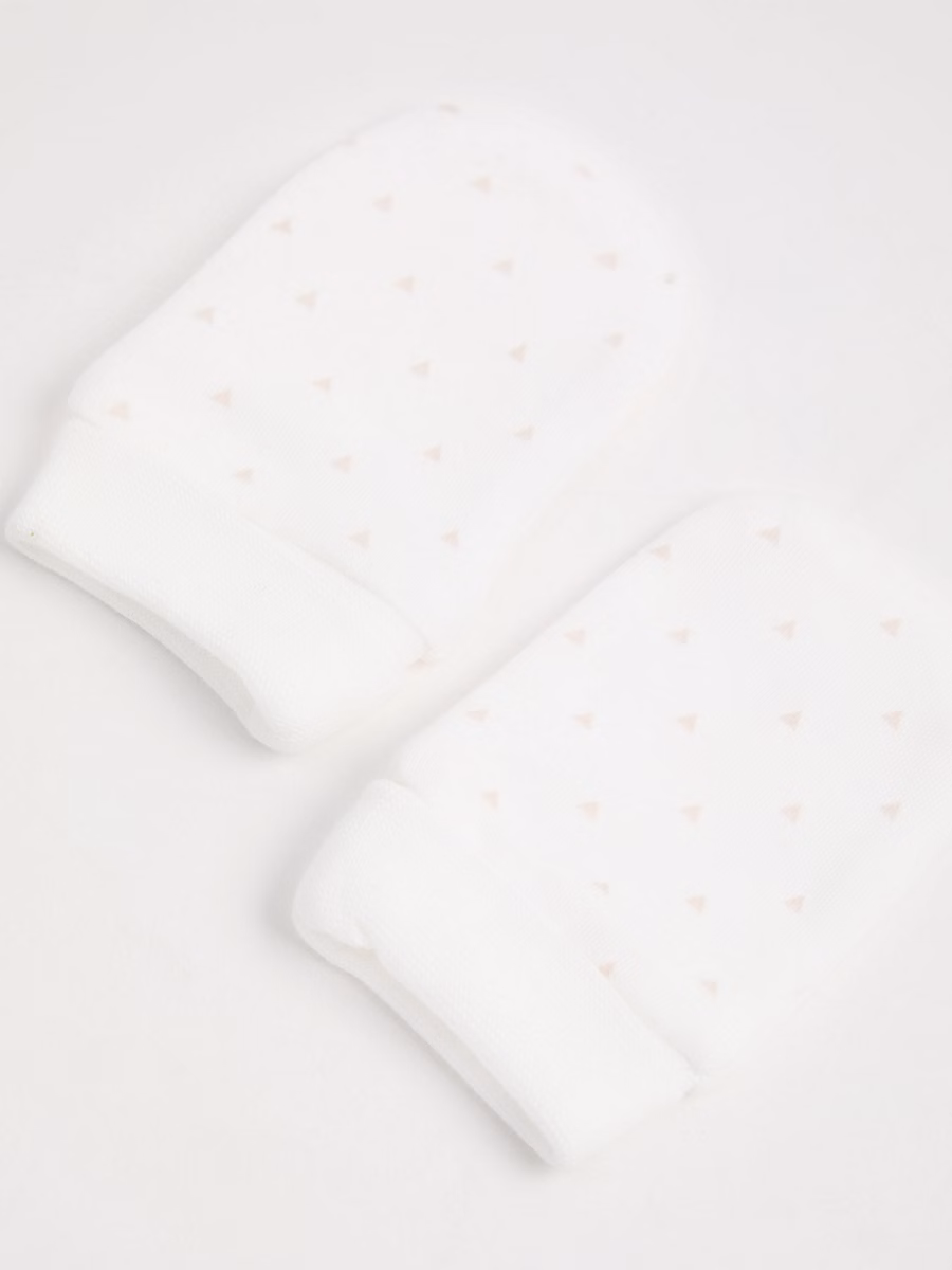 Neutral Baby Mittens 4 Pack detail 1