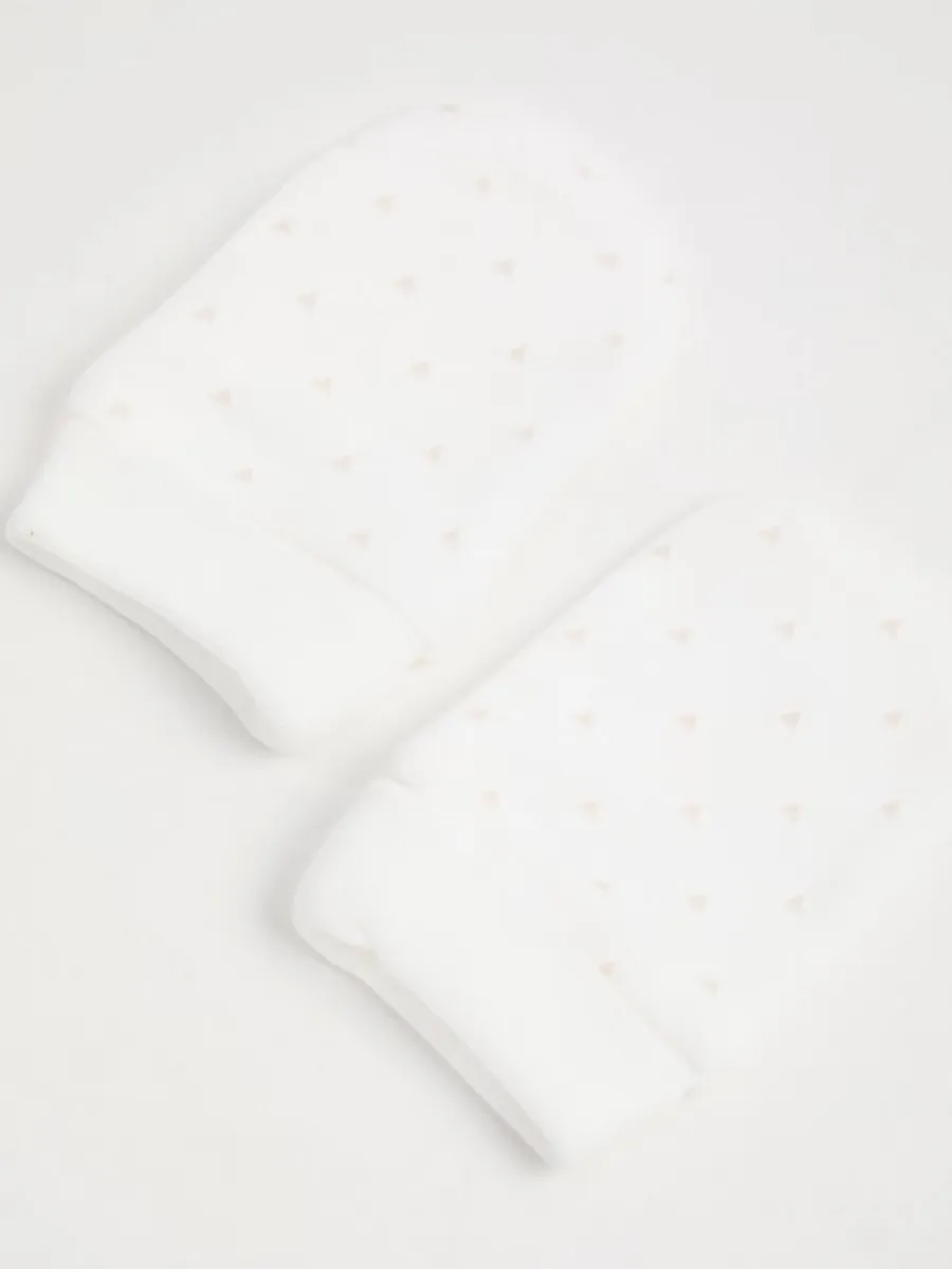 Neutral Baby Mittens 4 Pack