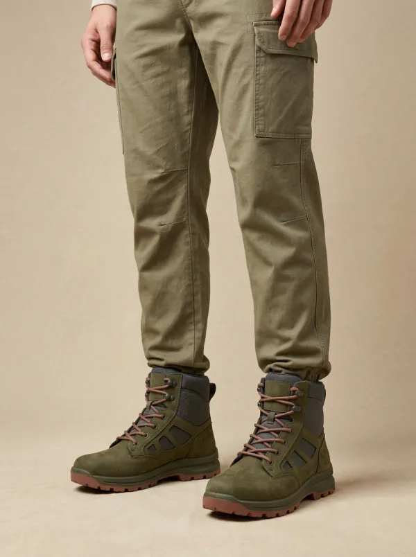 Topographic Hiking Work Boots Expedition