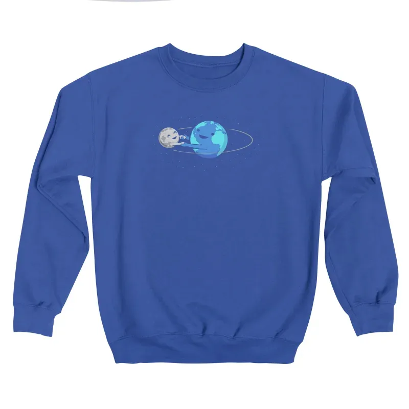 Cute Cosmic Friendship Design Sweatshirt