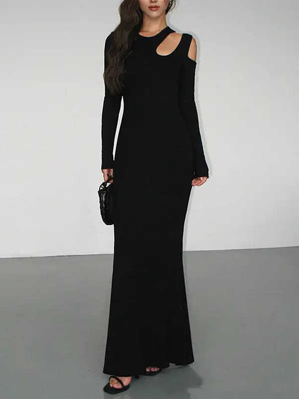 Skinny Long Maxi Dress