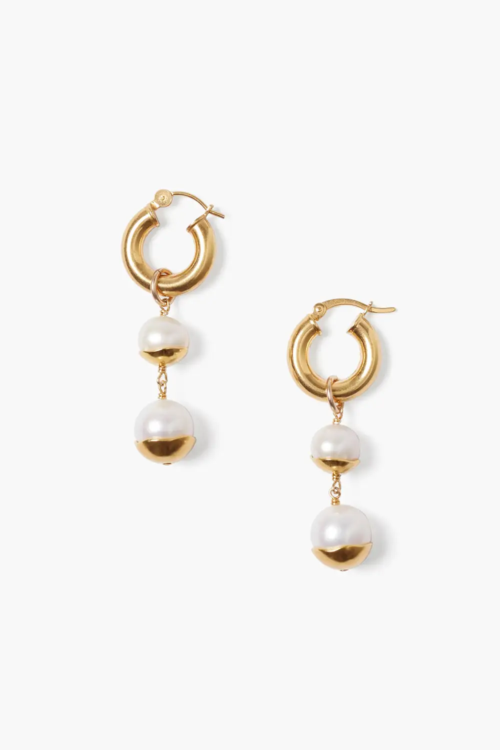 Graceful Pearl Statement Earrings