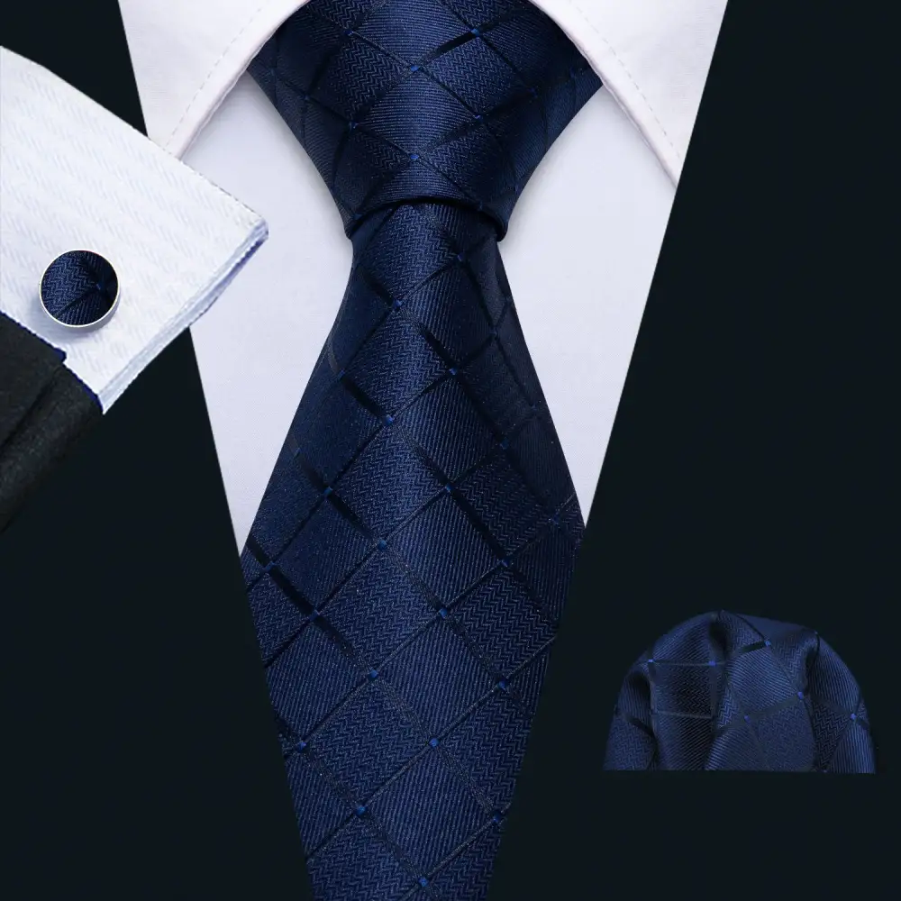 Plaid Necktie Set