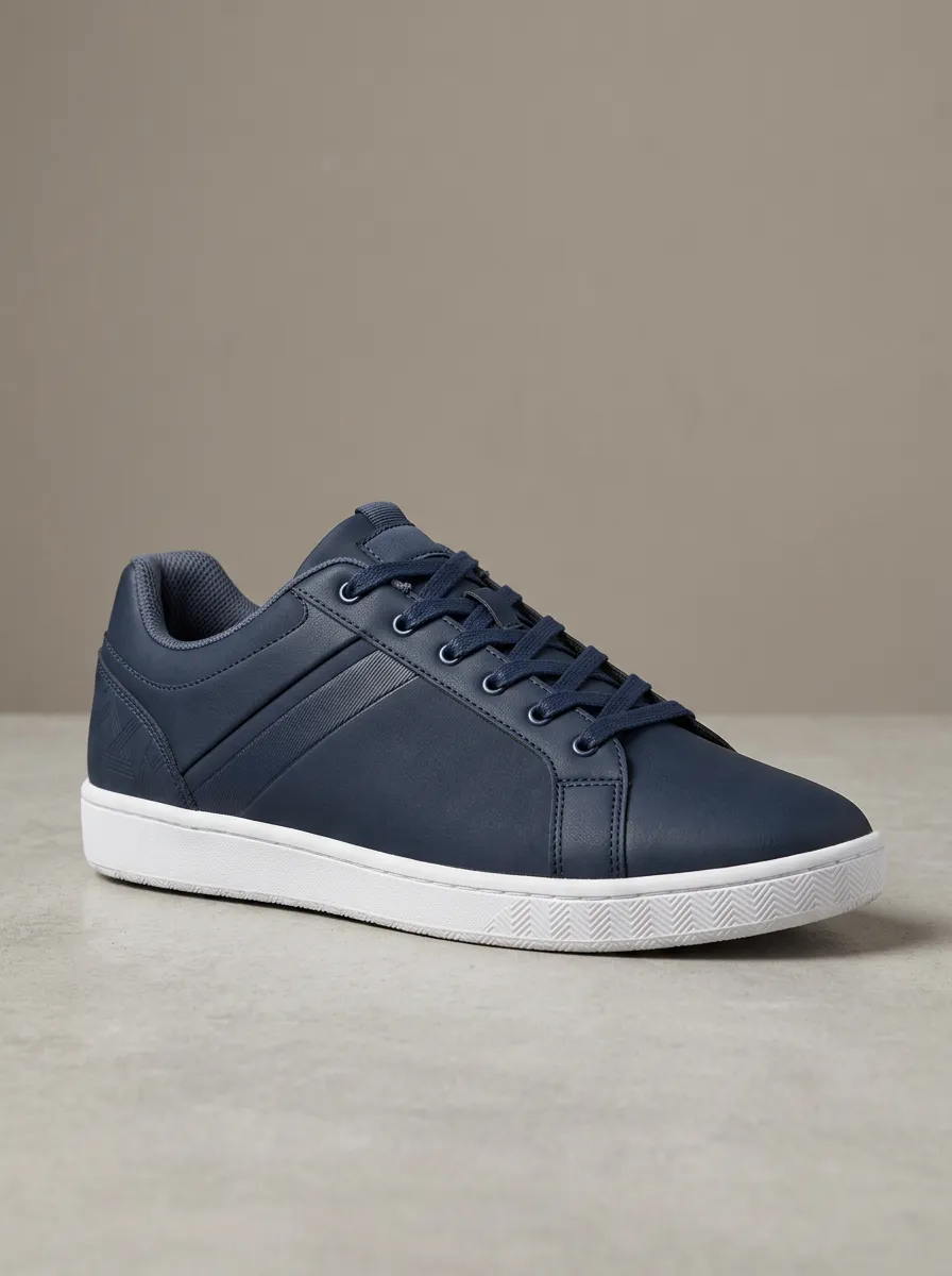 Flexible Geometric Minimalist Shape Men's Casual Sneakers