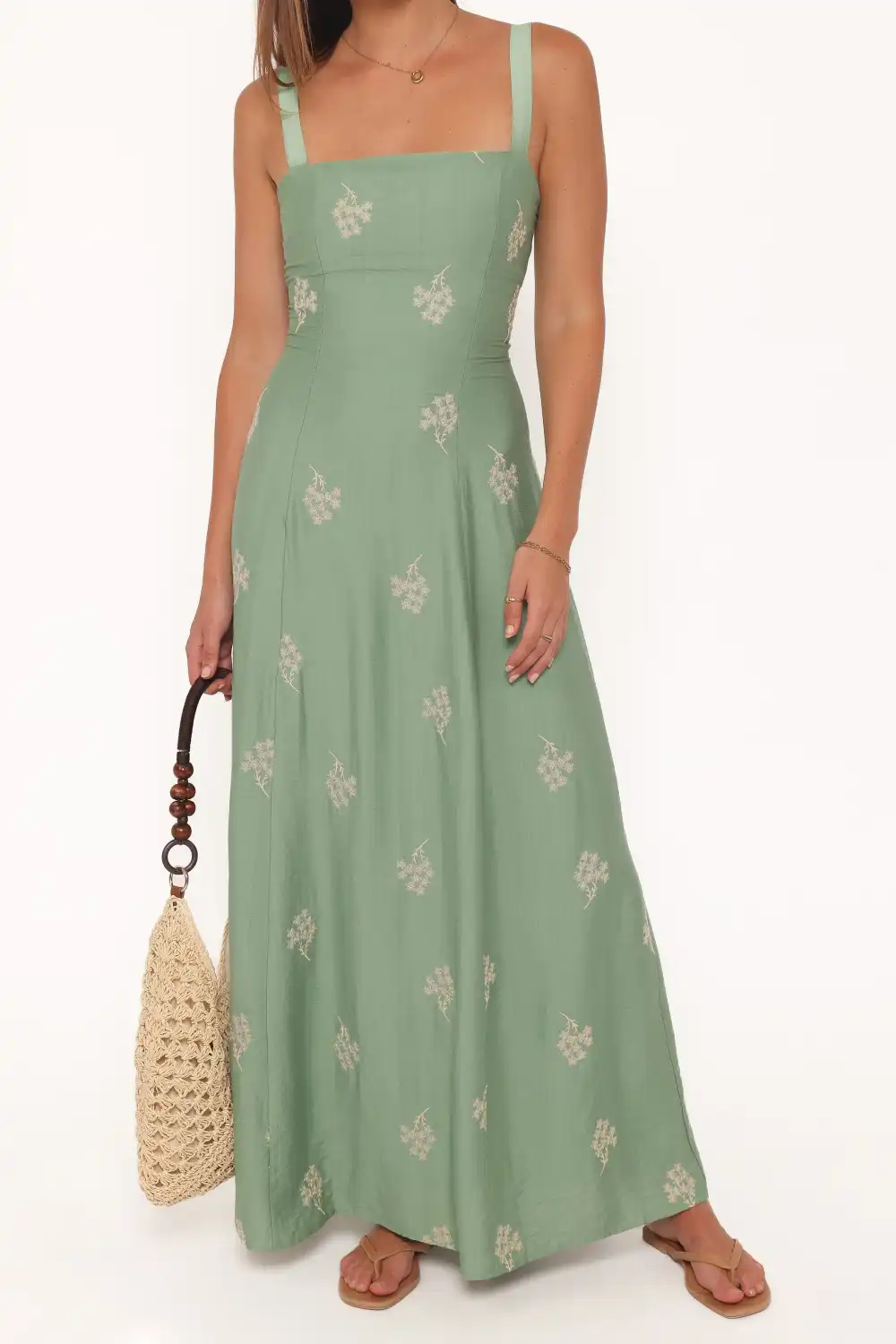 Rayon A-Line Maxi Dress