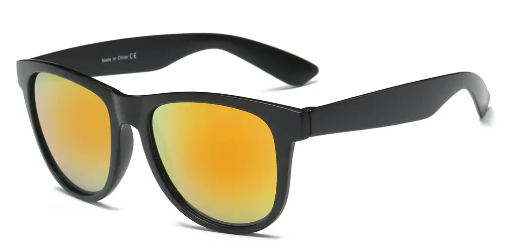 Retro Vintage Round Shape Mirrored Sunglasses