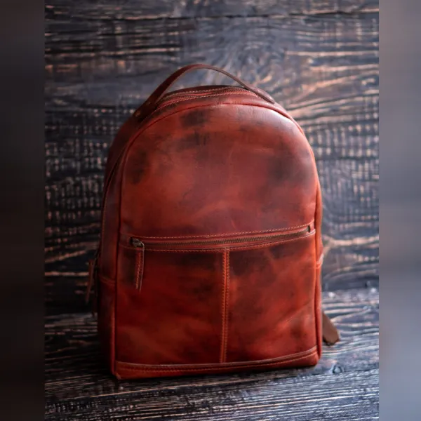 Everyday Organized Leather Backpack