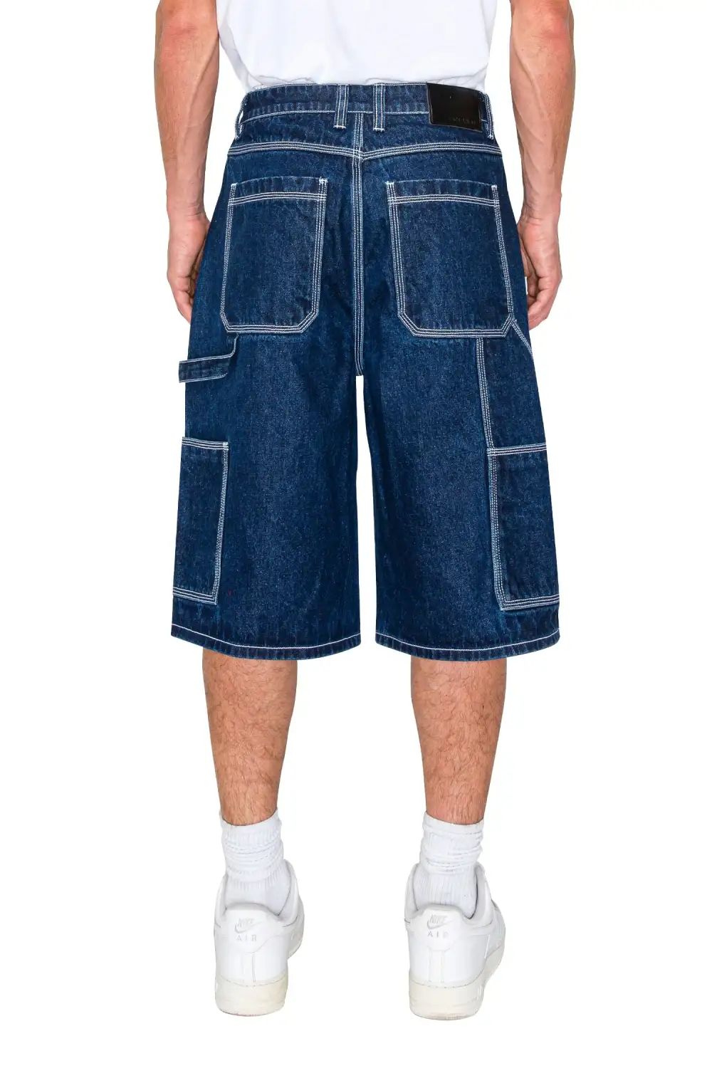 Men's Baggy-Fit Baggy Fit Carpenter Denim Shorts