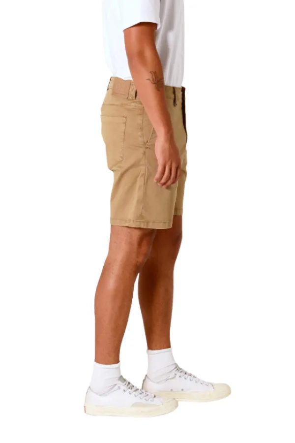 Relaxed Fit Belt Loop Casual Shorts
