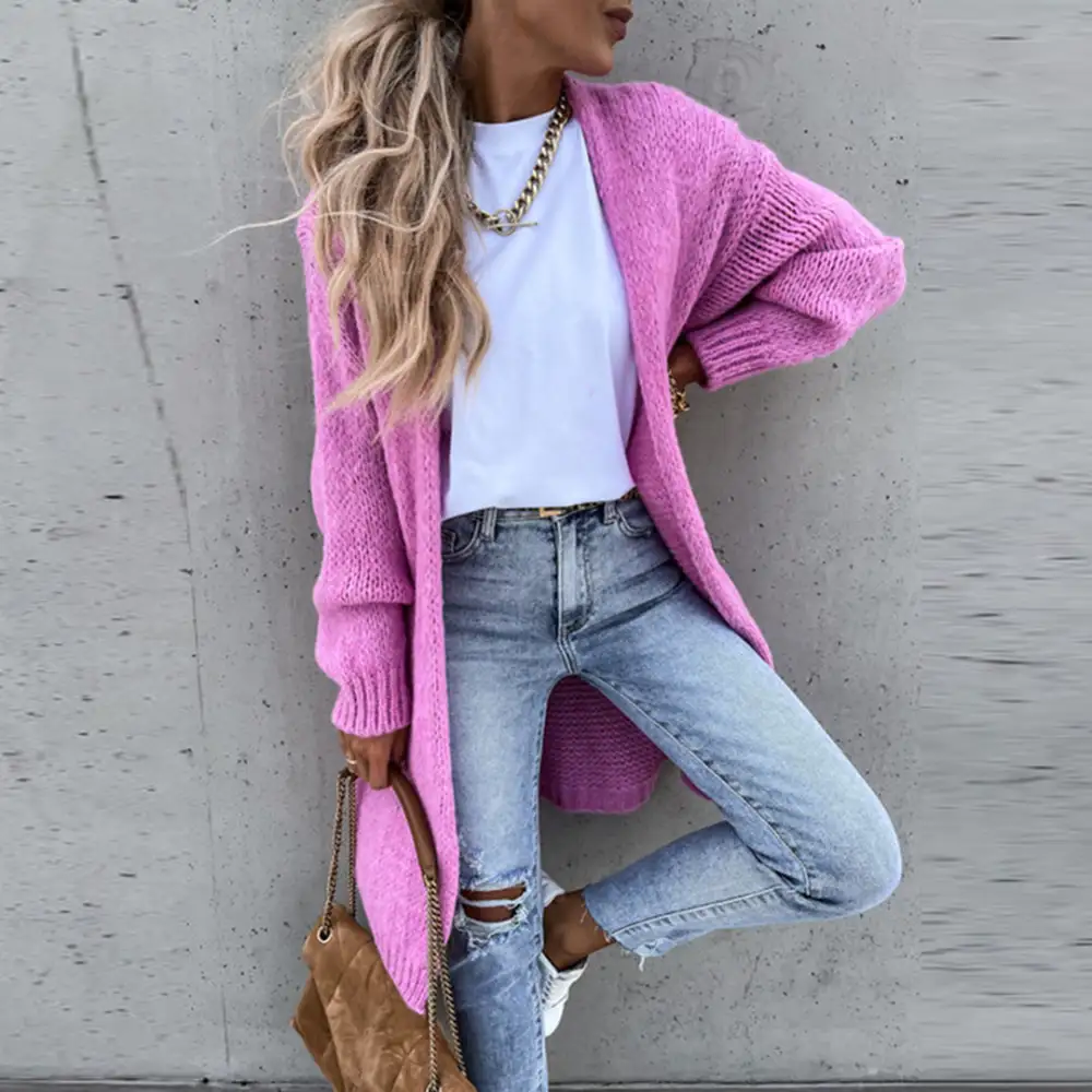 Oversized Knit Duster Longline Cardigan