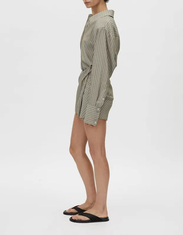 Ash Stripe Striped Skirt