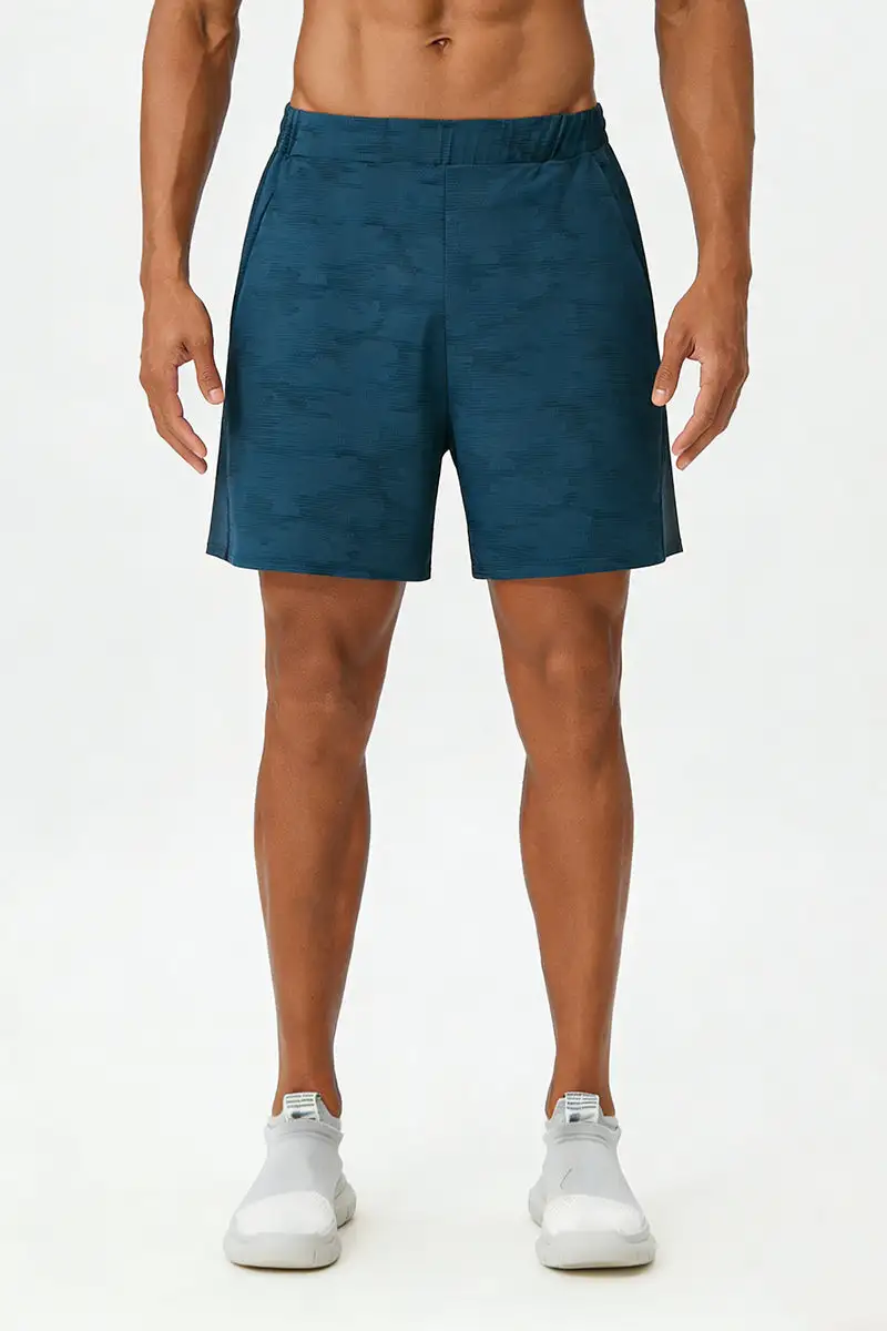 Breathable Side Pocket Mesh Athletic Shorts
