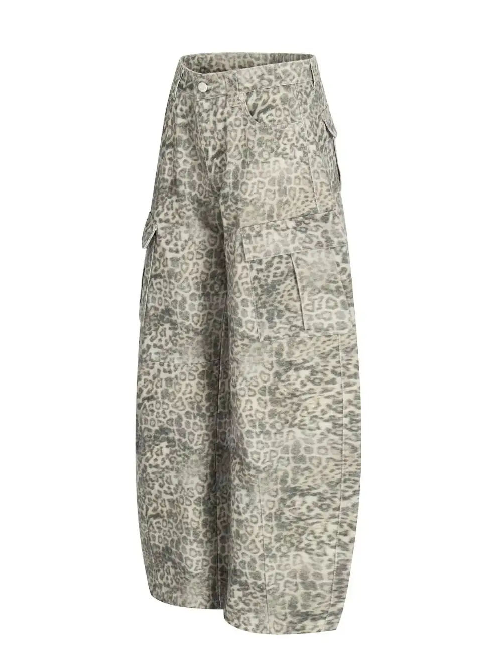 Men's Leopard Print Cargo Pants