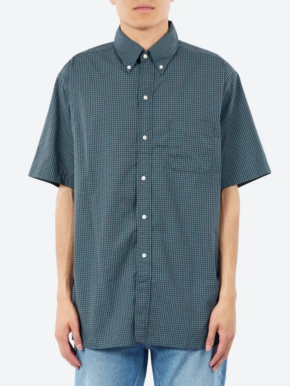 Men's Cotton Curved Hem Shirt