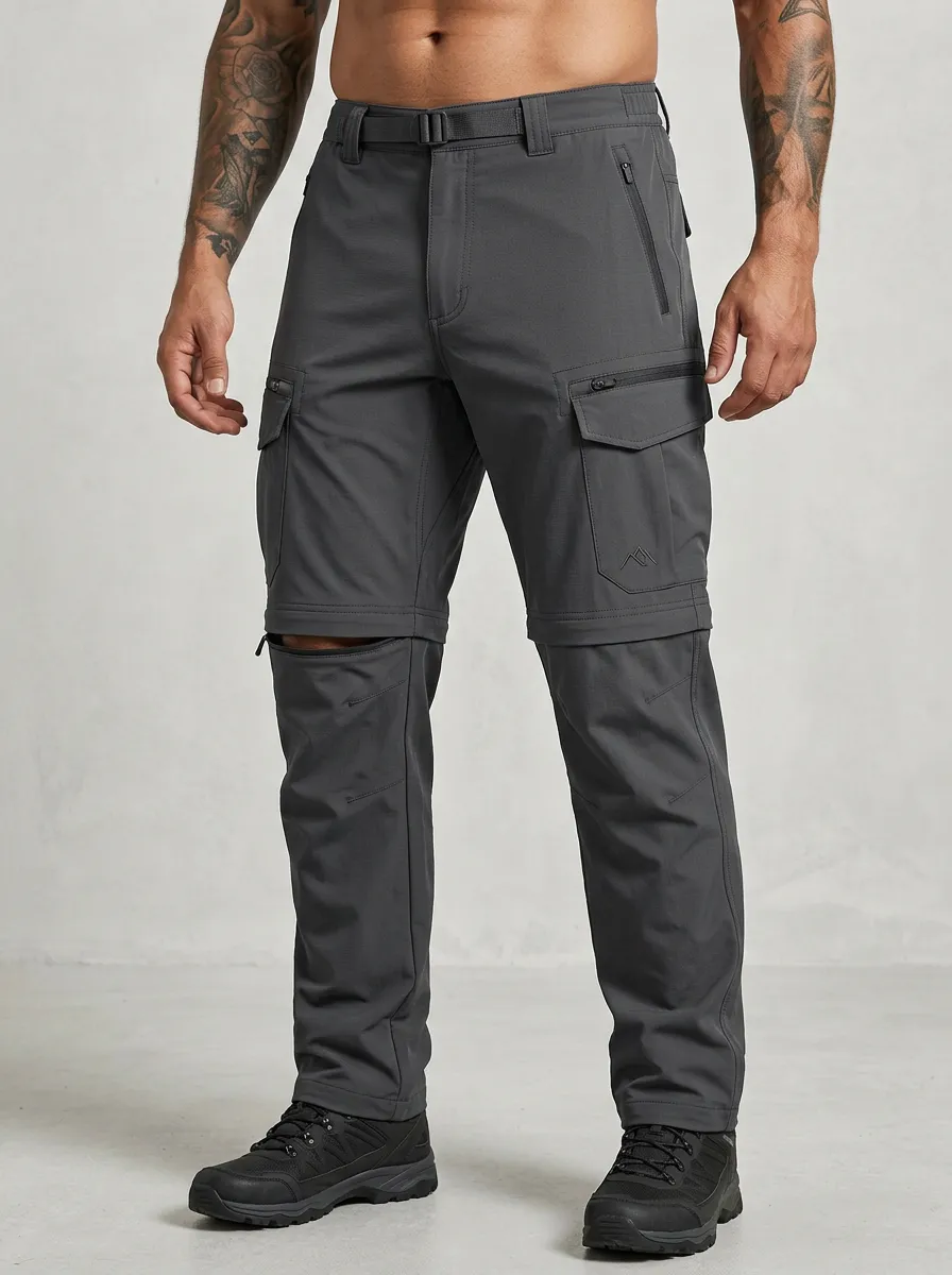Men's Canyon Travel Waterproof Zip-Off Tactical Cargo Pants