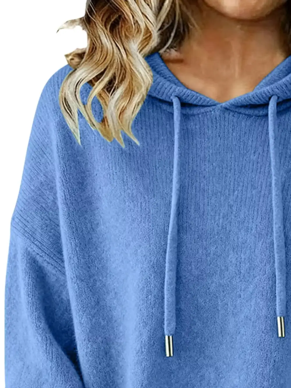 Modern Drawstring Long Sleeve Sweater