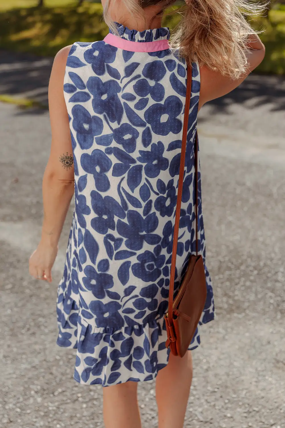 Floral V-Neck Mini Dress
