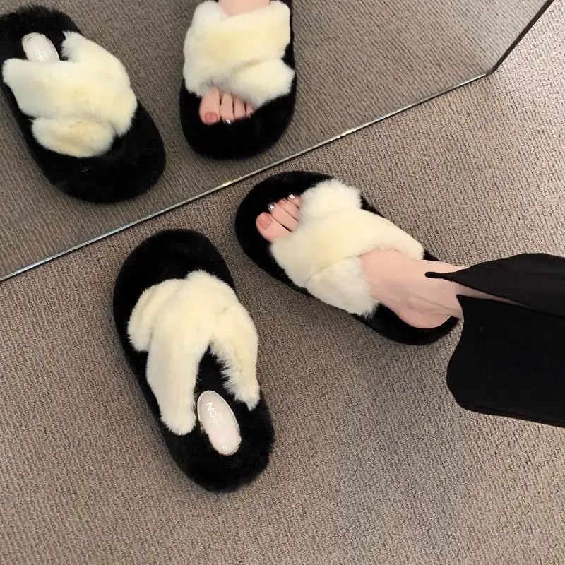 Soft Lined Thick Sole Home Slippers