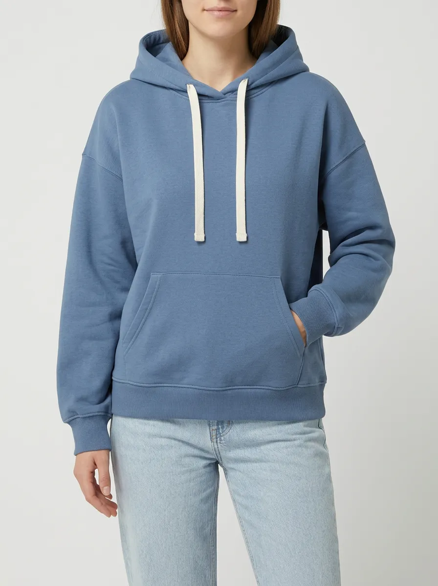 Women's Easy-Wear Drawstring Pullover Hoodie