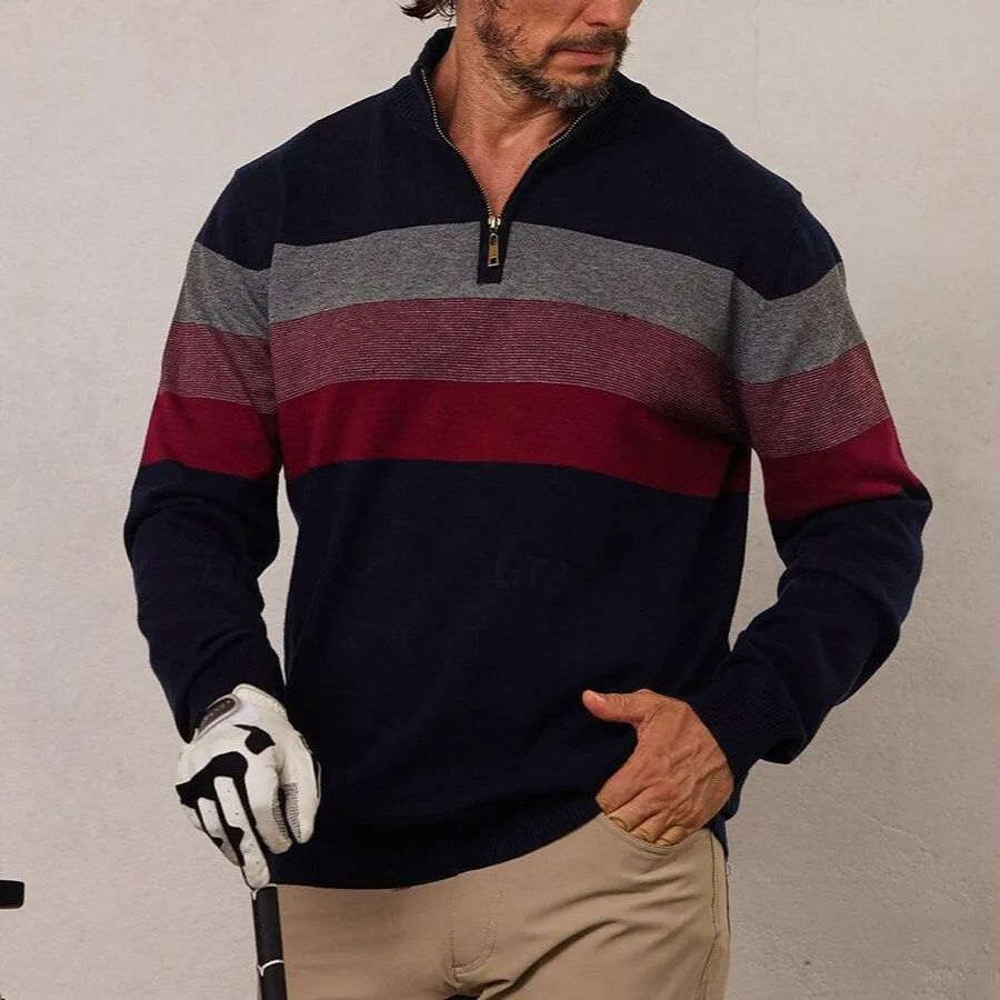 Classic Long Sleeve Everyday Quarter Zip Sweater