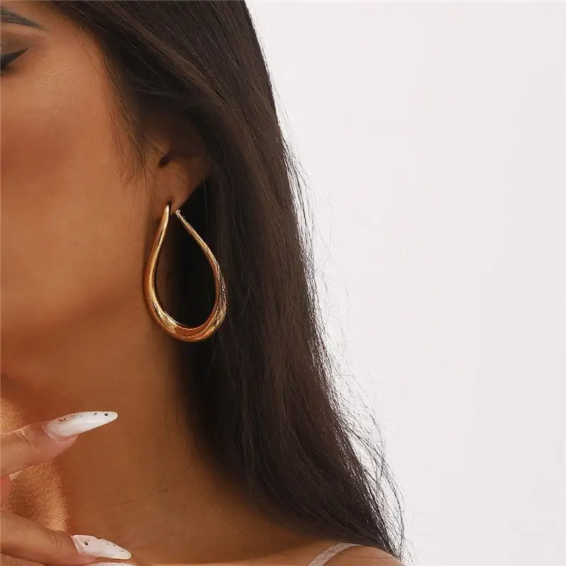 Playful Geometric Statement Earrings