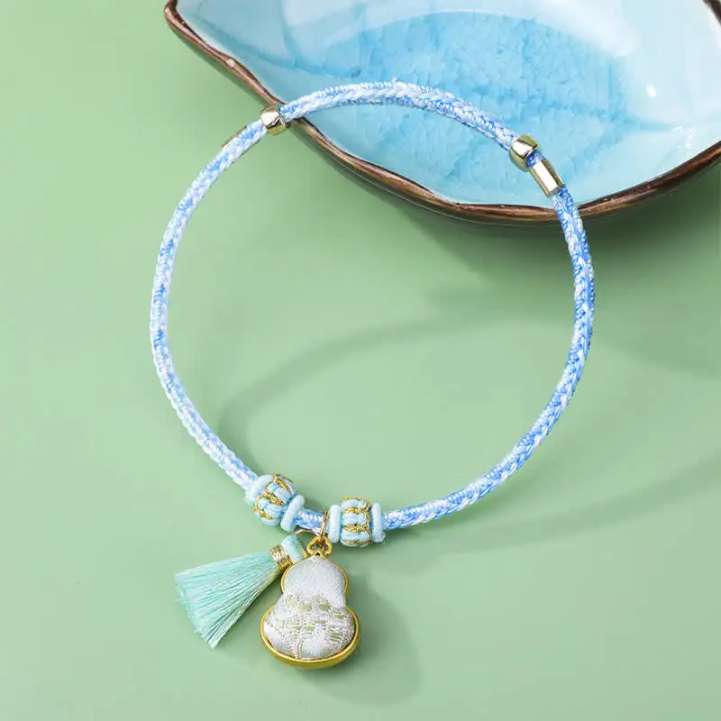 Song Brocade Gourd Tassel Braided Bracelet