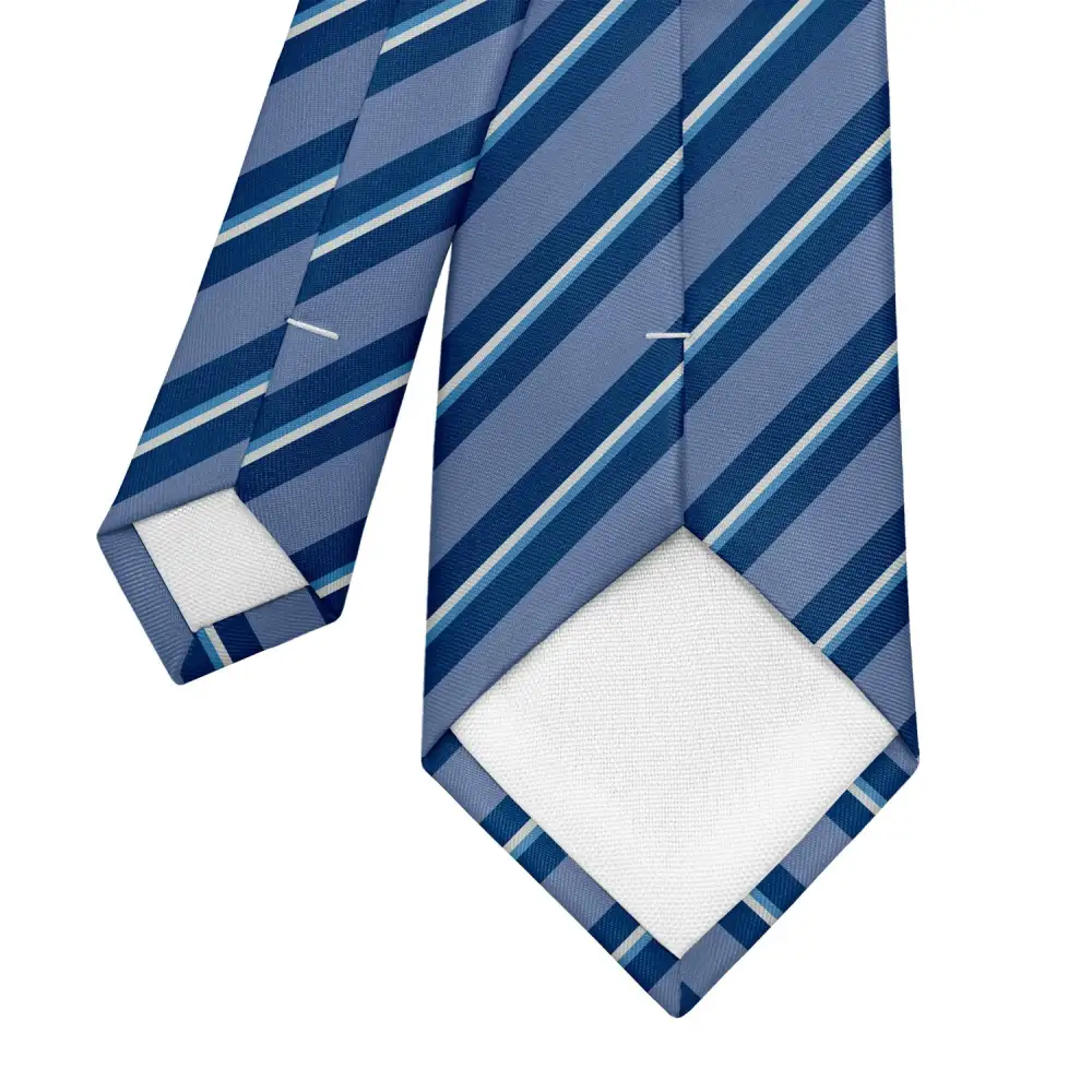 Polished Stripe Expression Necktie
