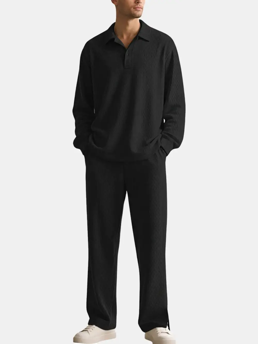 Polo Long Sleeve Lounge Set