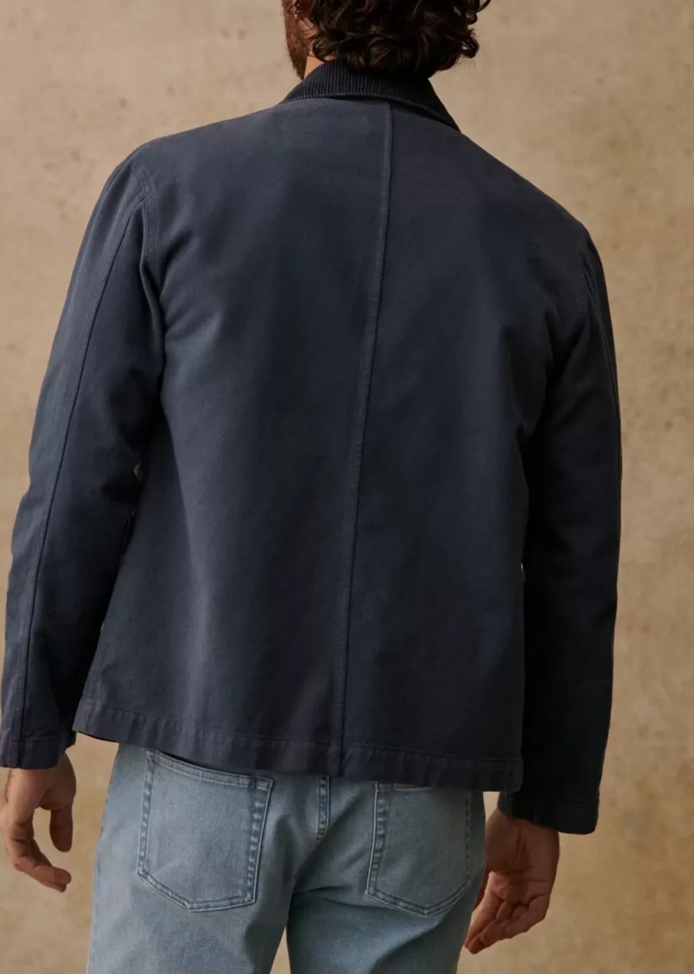 Casual Style Buttoned Fastening Jacket