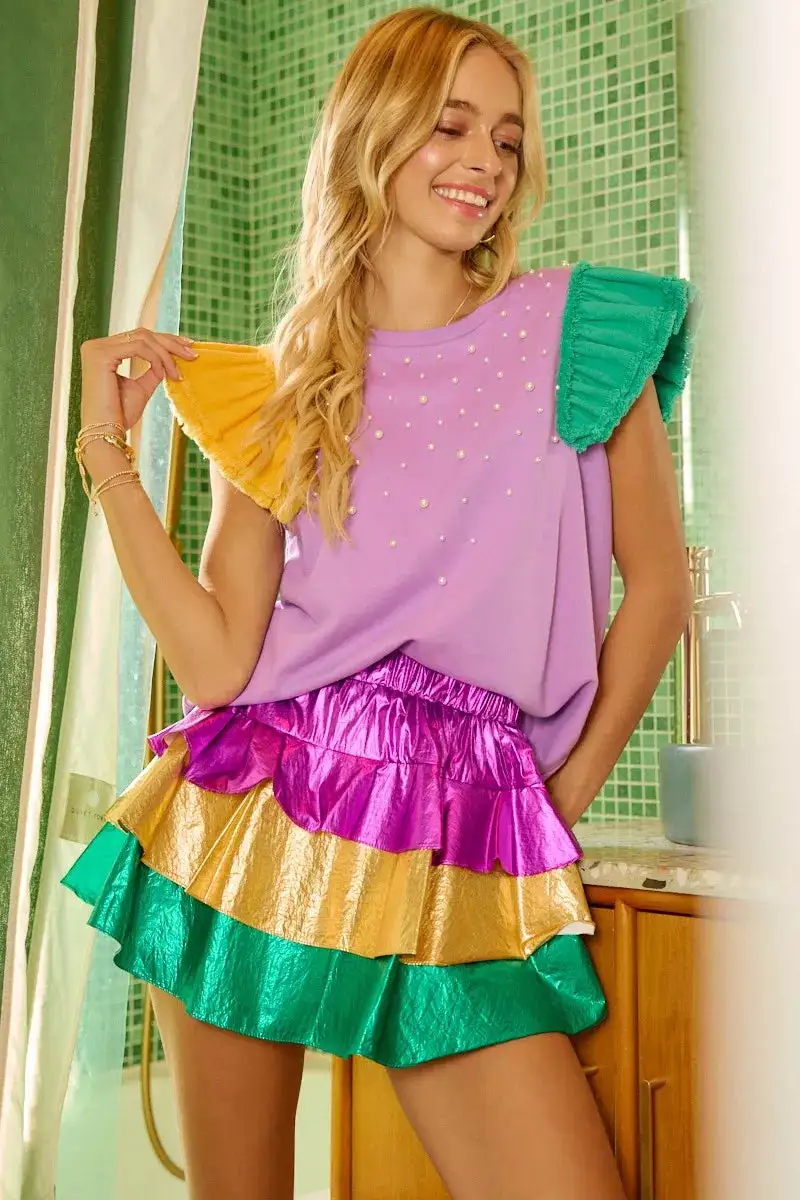 Simple Mardi Gras Skirt
