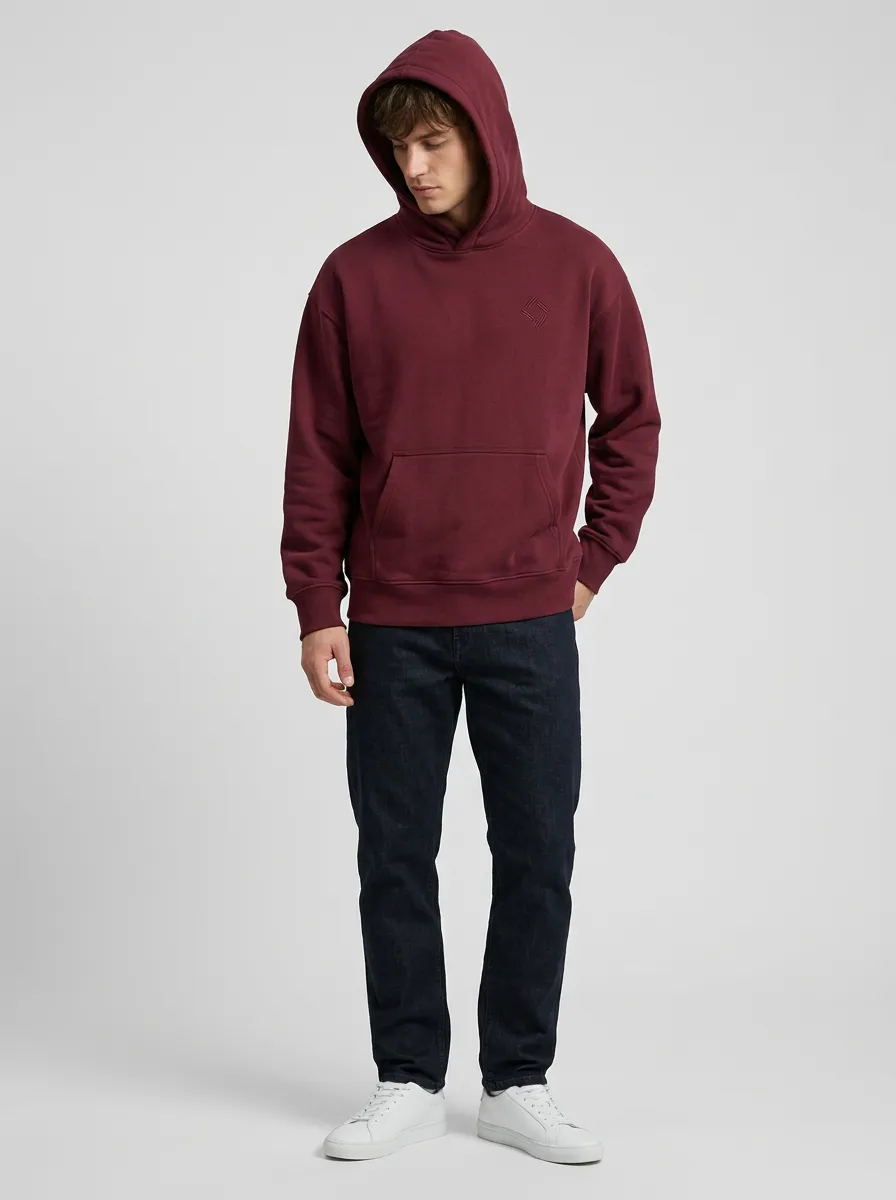 Men's Geometric Printed Hoodie