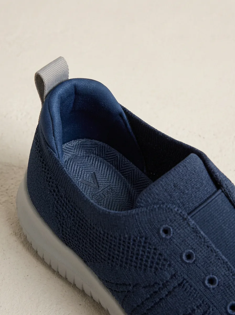 Signature Knit Knitted Sport Look Men's Stretch Canvas Shoes