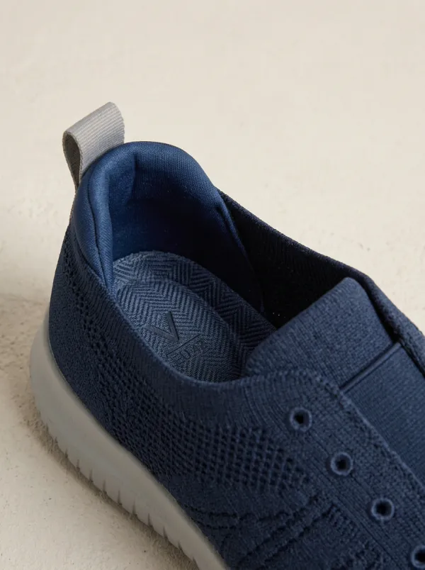 Signature Knit Knitted Sport Look Men's Stretch Canvas Shoes