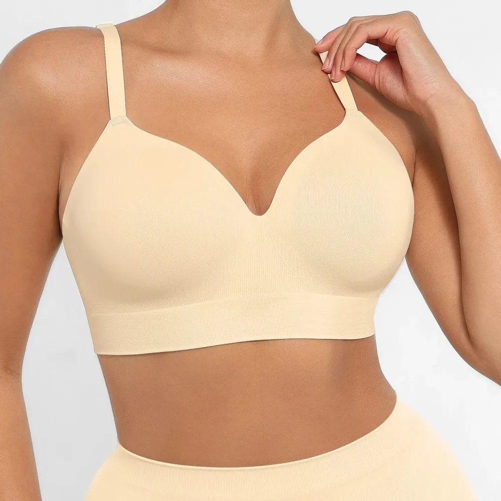 Seamless Wireless Support Bra