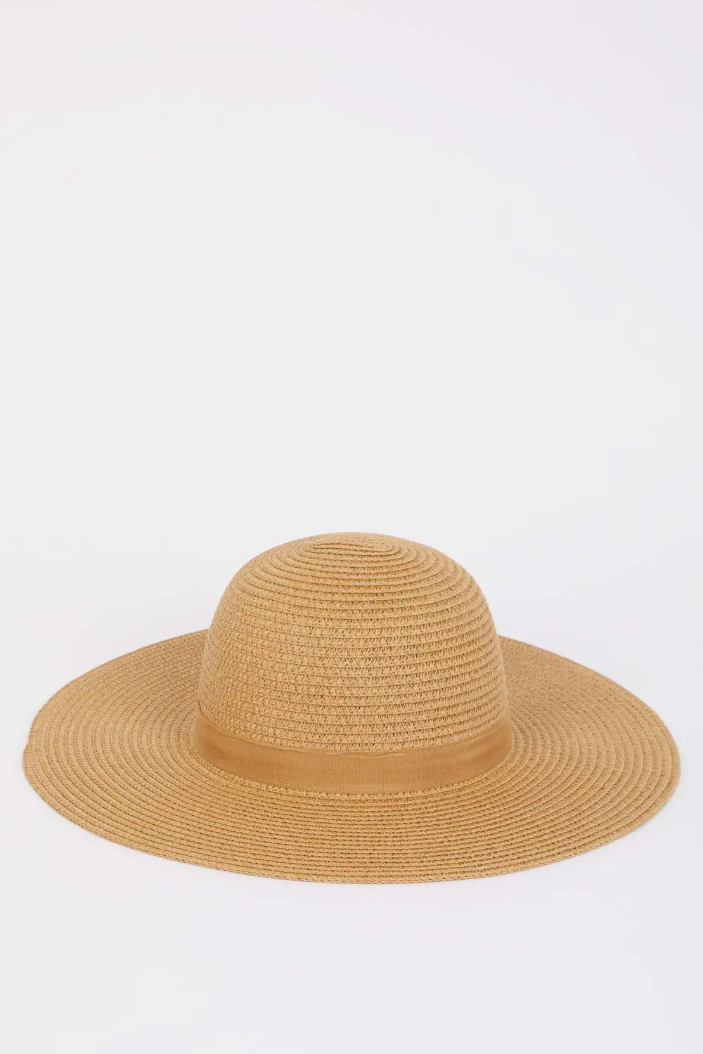 Bow-Decorated Straw Hat
